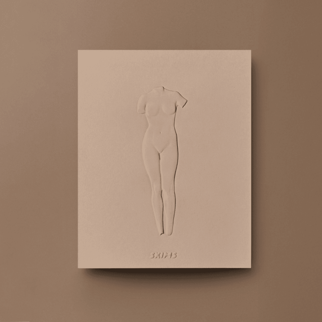 Architectural Invitation Design for SKIMS NYC Flagship