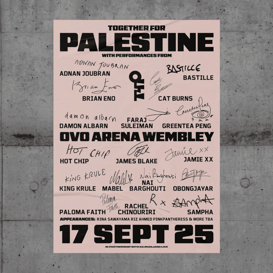 Brand Identity and Campaign for Together for Palestine