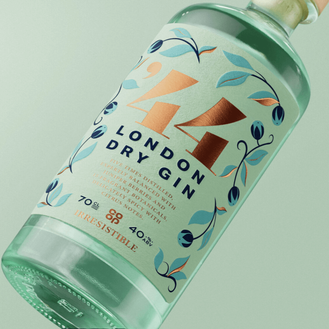 Packaging Redesign for Co-op Irresistible Spirits