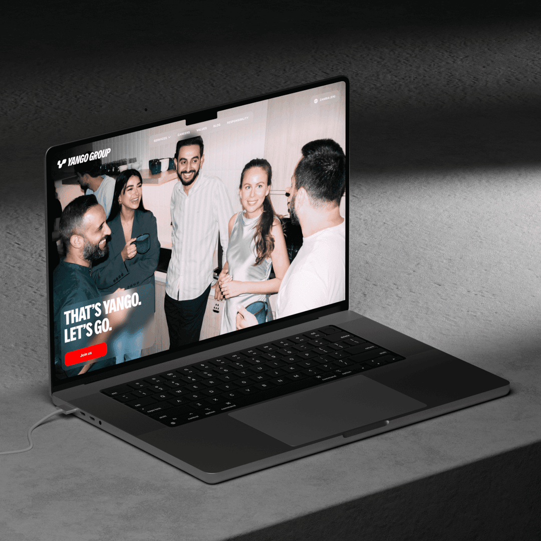 Website Design for Yango Group Career