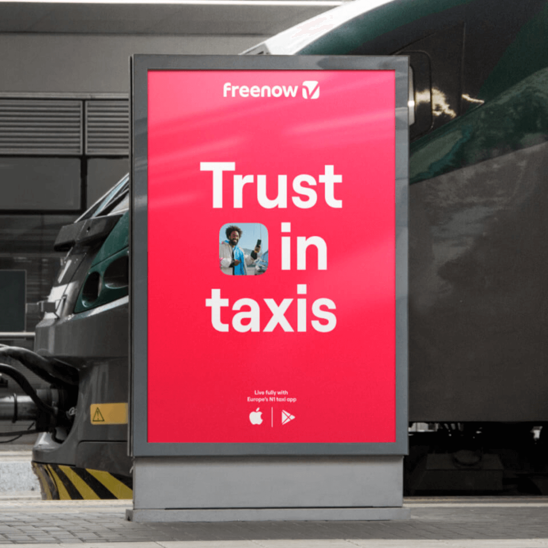 Brand Identity for Free Now Mobility Platform