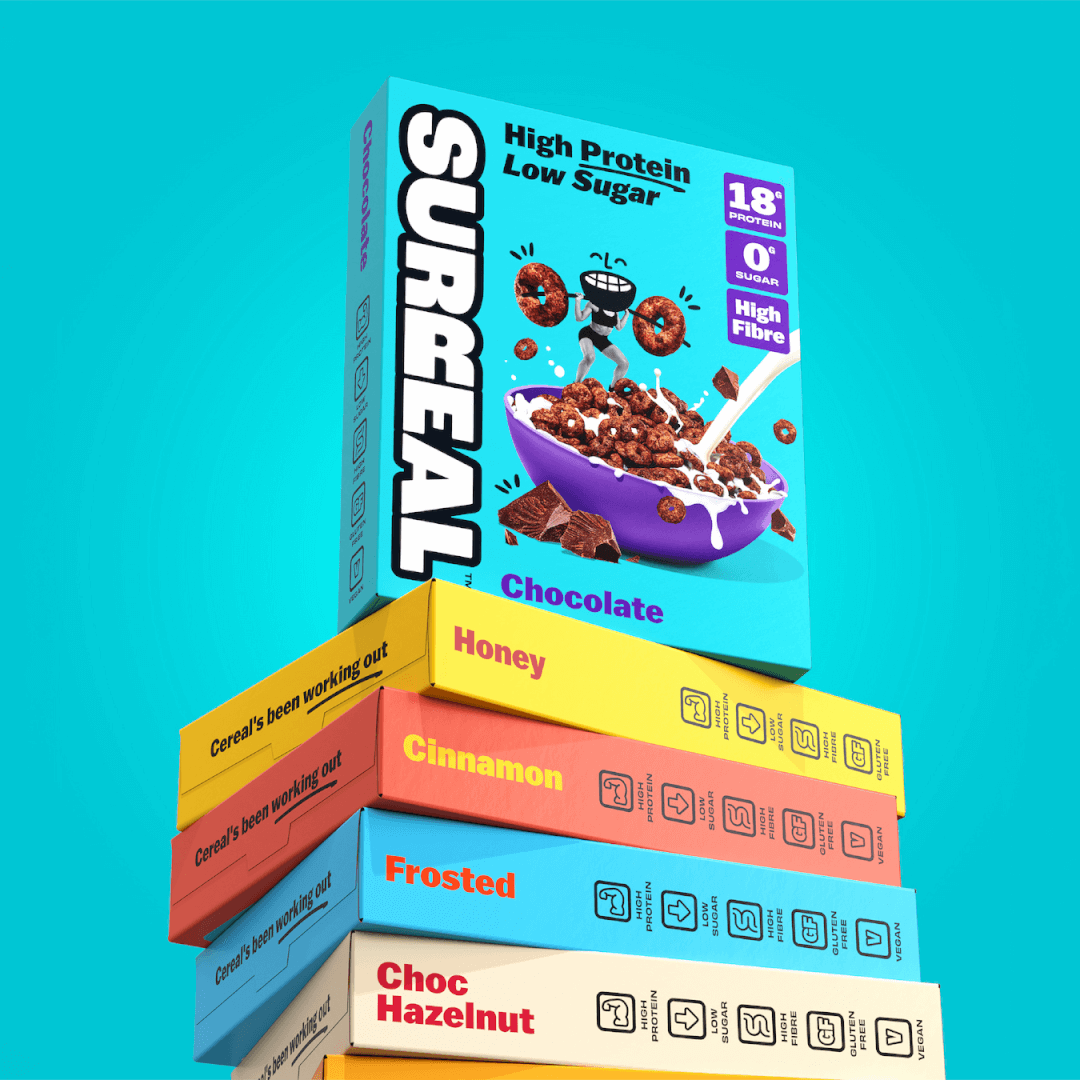 Brand Identity Redesign for Surreal Cereal
