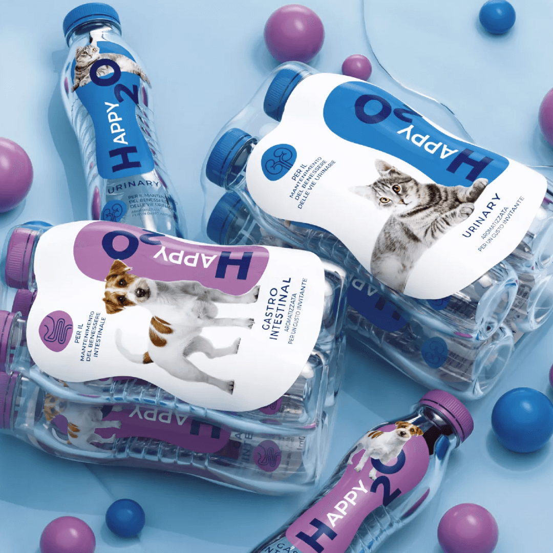 Naming and Brand Identity for Pet Wellness Water Happy2O