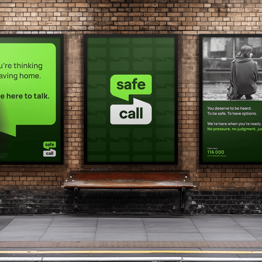 Brand Identity for SafeCall Youth Support Service