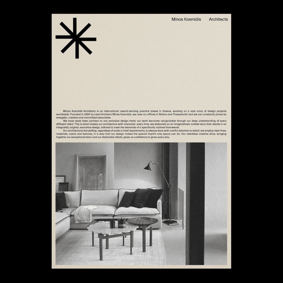 Identity System for Minas Kosmidis Architects