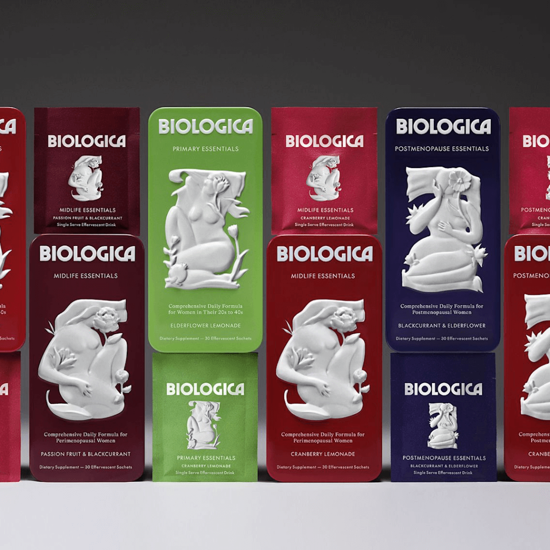 Brand and Packaging Design for Biologica Women's Wellness