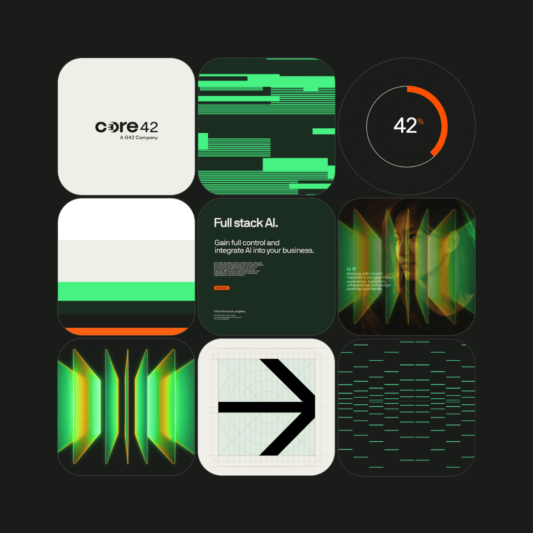 Brand Identity for Core42 AI Infrastructure Company
