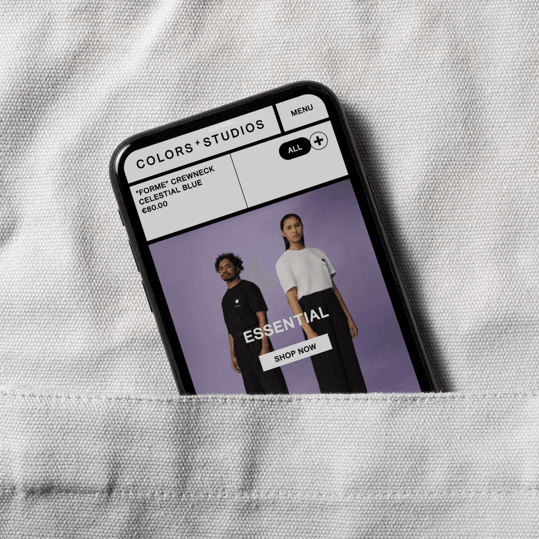 E-Commerce Experience for COLORSxSTUDIOS