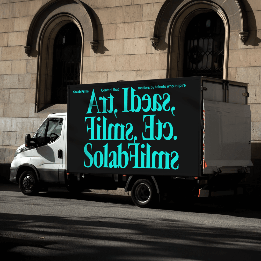 Typographic Identity and Digital System for a French Production Agency
