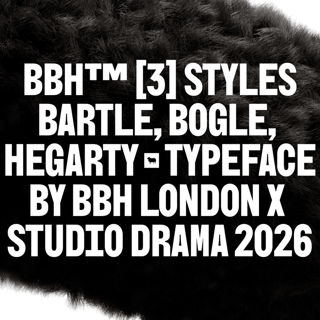 Custom Typeface for BBH Global