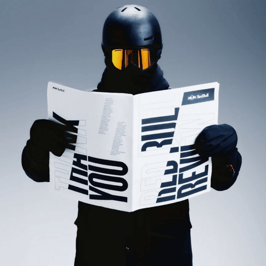 Editorial Newspaper Design for Red Bull Review