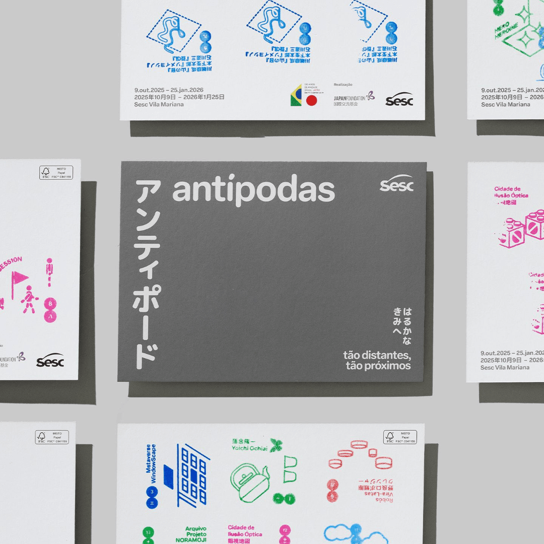 Visual Identity and Wayfinding for a Brazil–Japan Anniversary Exhibition