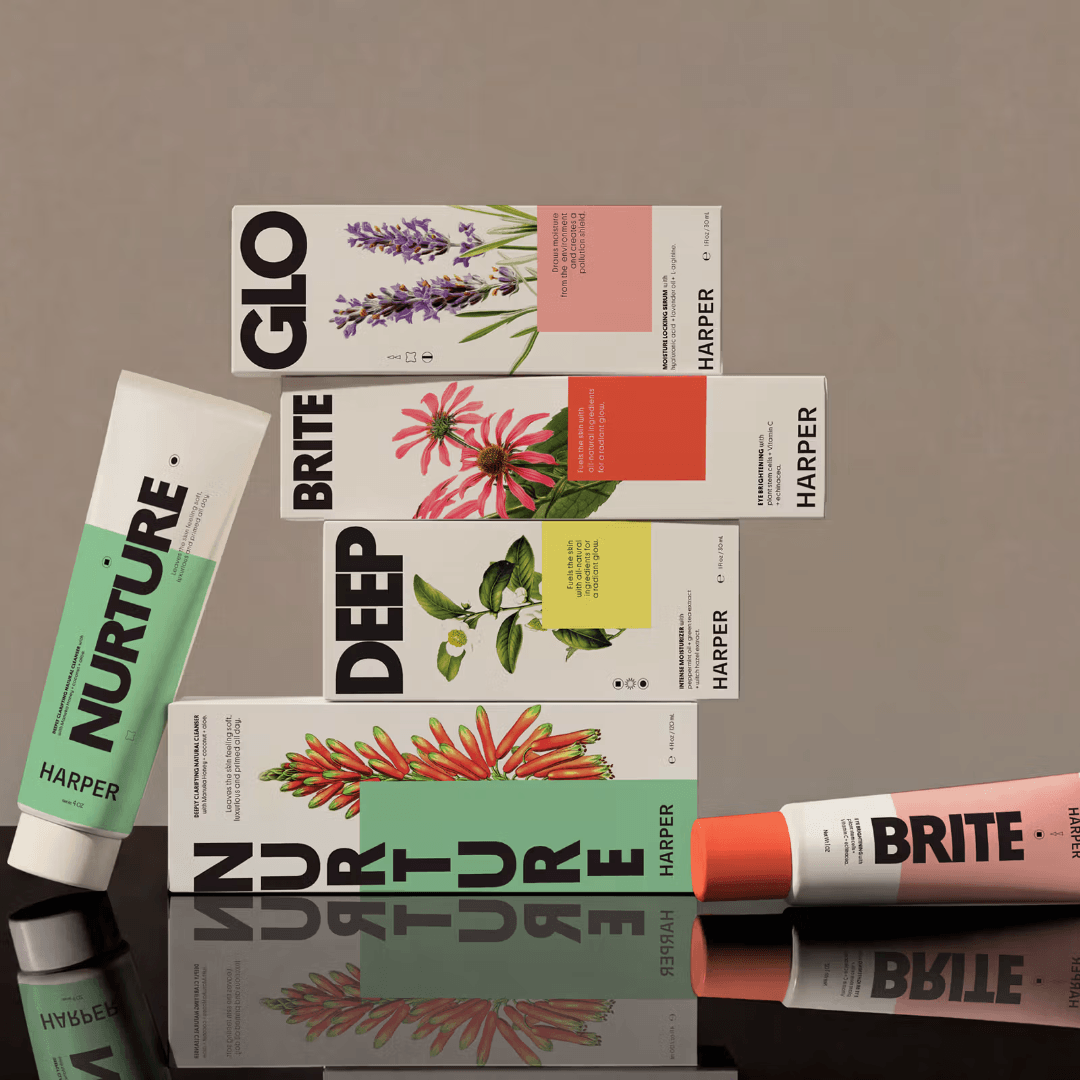 Brand Identity and Packaging for a Gen Z Skincare Startup