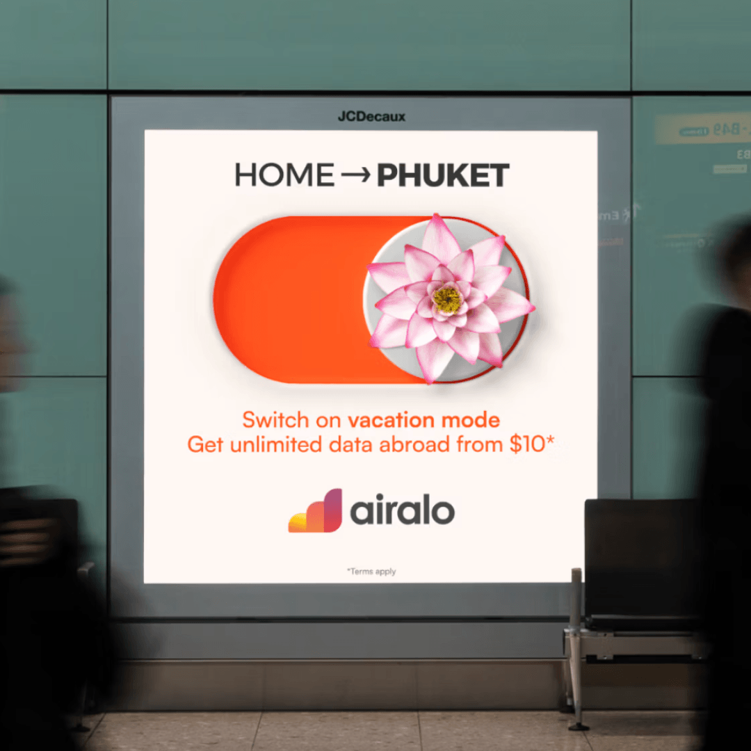 Launch campaign for an unlimited eSIM for international travellers 