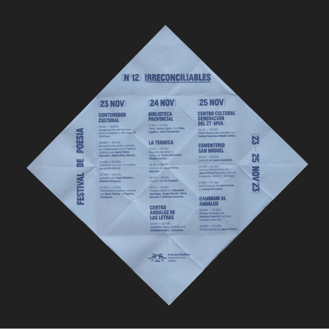 Visual Identity for an International Poetry Festival