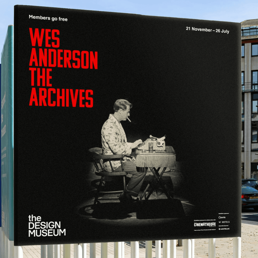 Exhibition Graphics and Campaign for Wes Anderson Retrospective