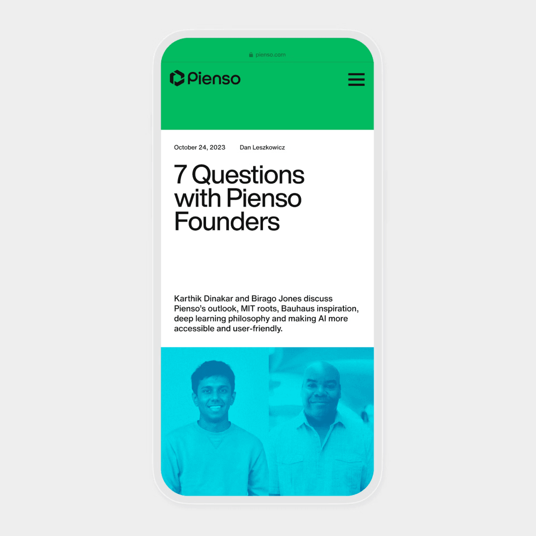 Visual Identity and Website for an AI Platform