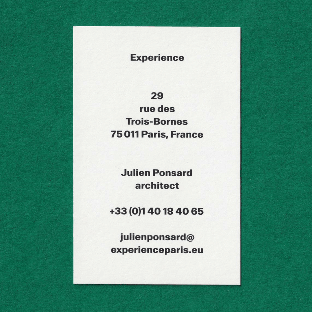 Visual Identity and Website for Experience Architecture Practice