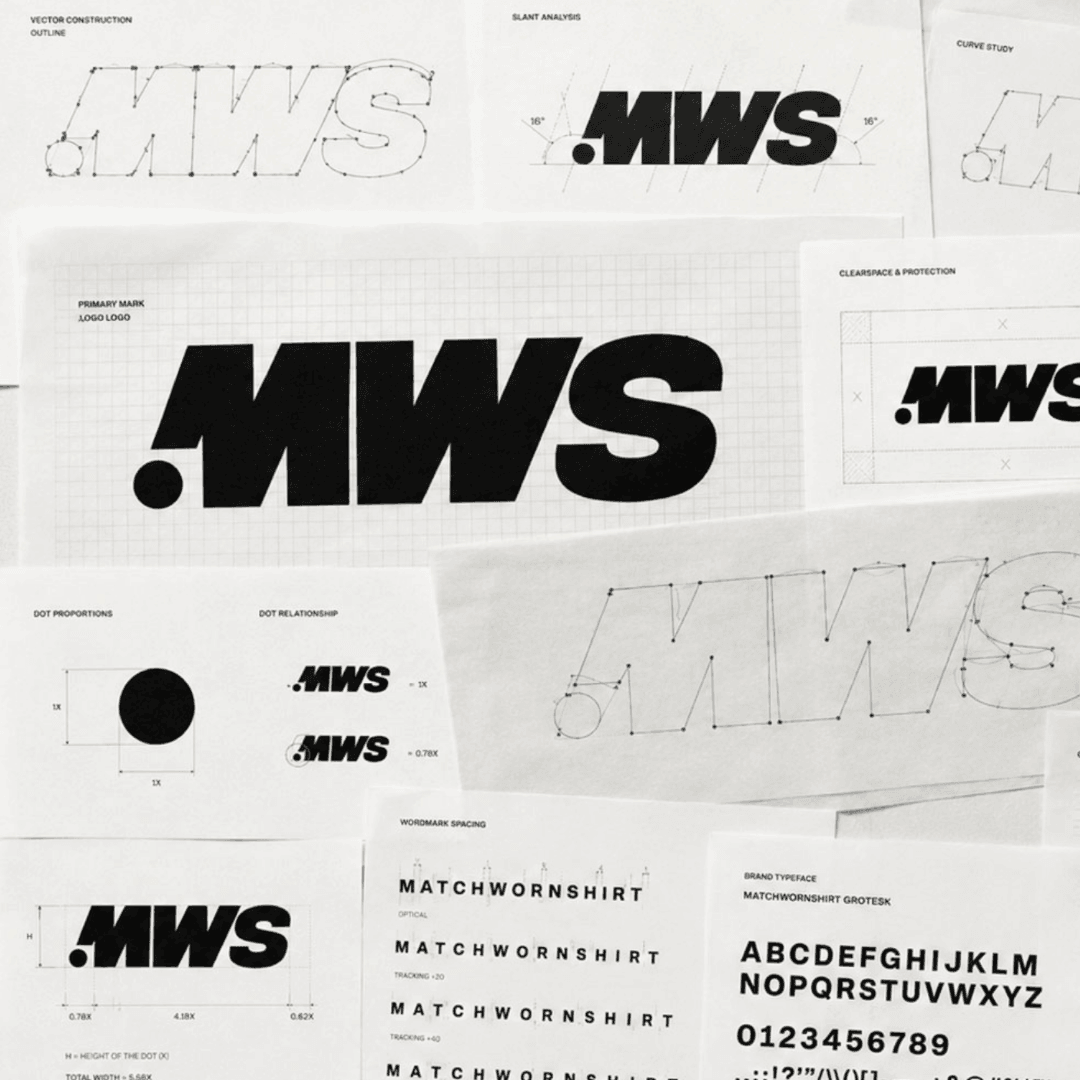 Brand Identity for MWS Sports Memorabilia Platform