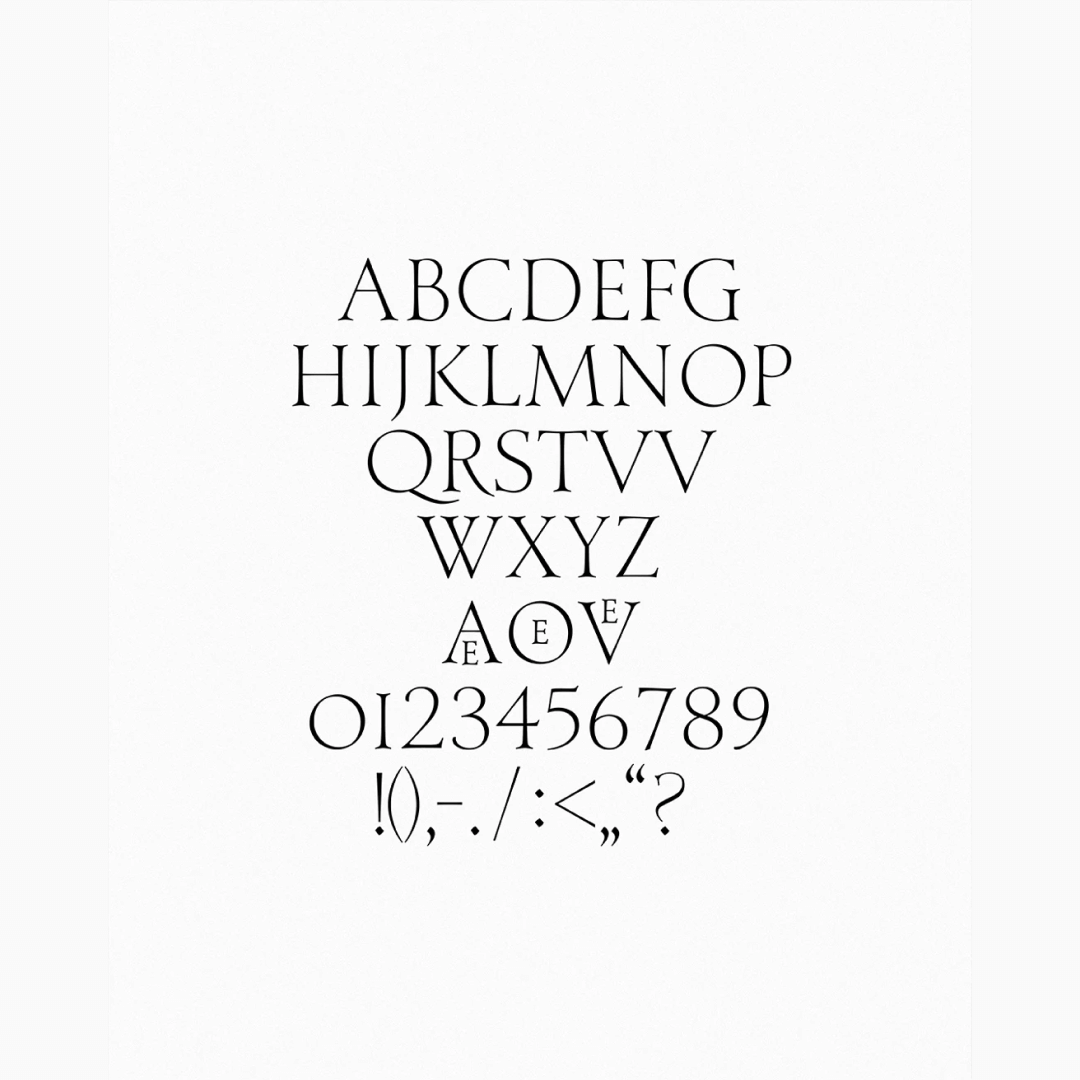 Custom Typeface Design for Bavarian State Opera