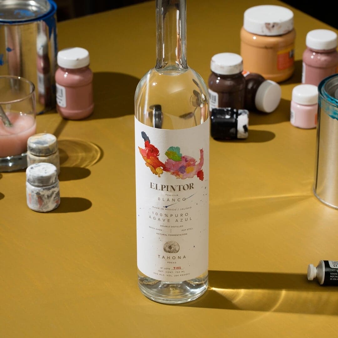 Bottle Design For El Pintor Tequila Blanco