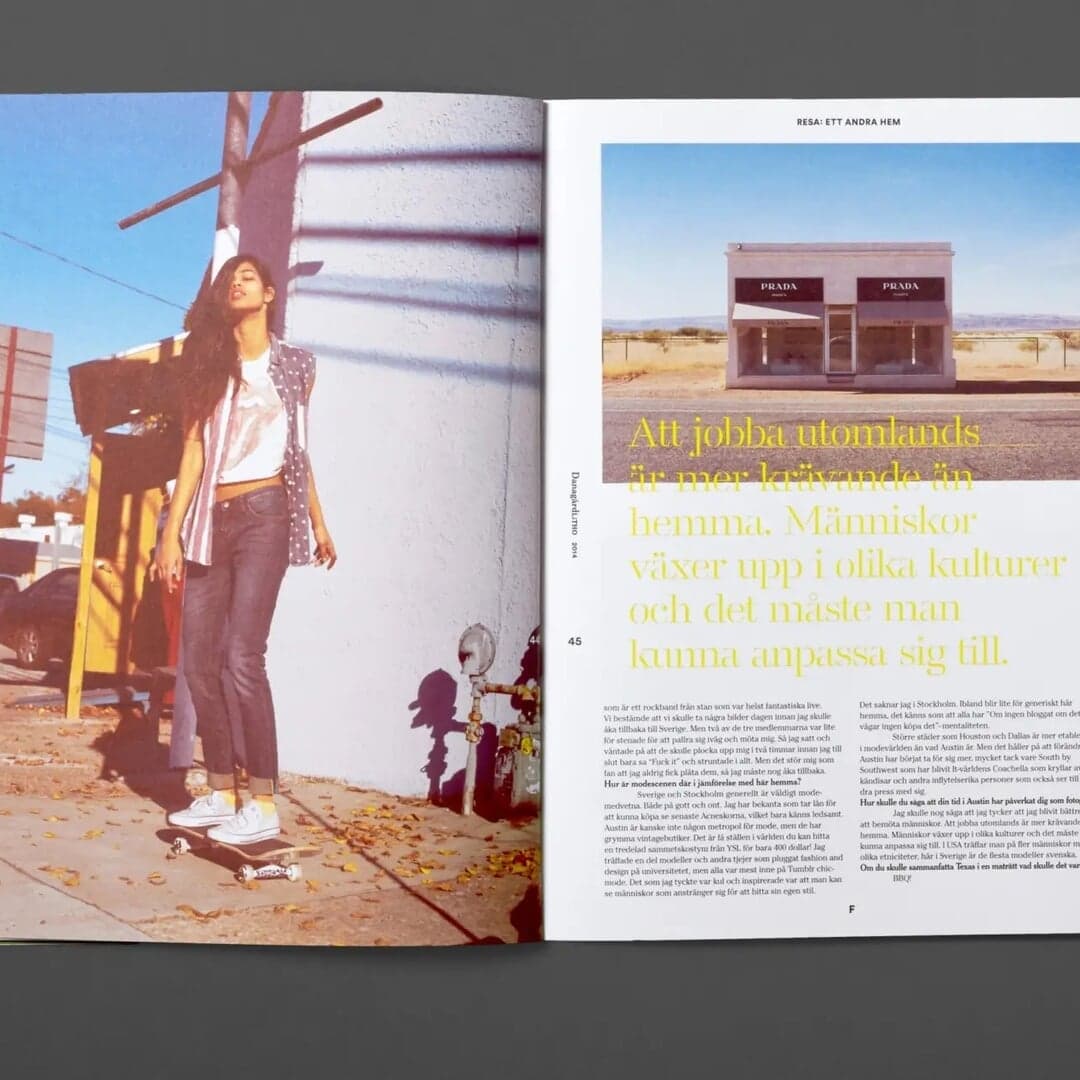 Editorial Design For Printing Friends Travel Issue