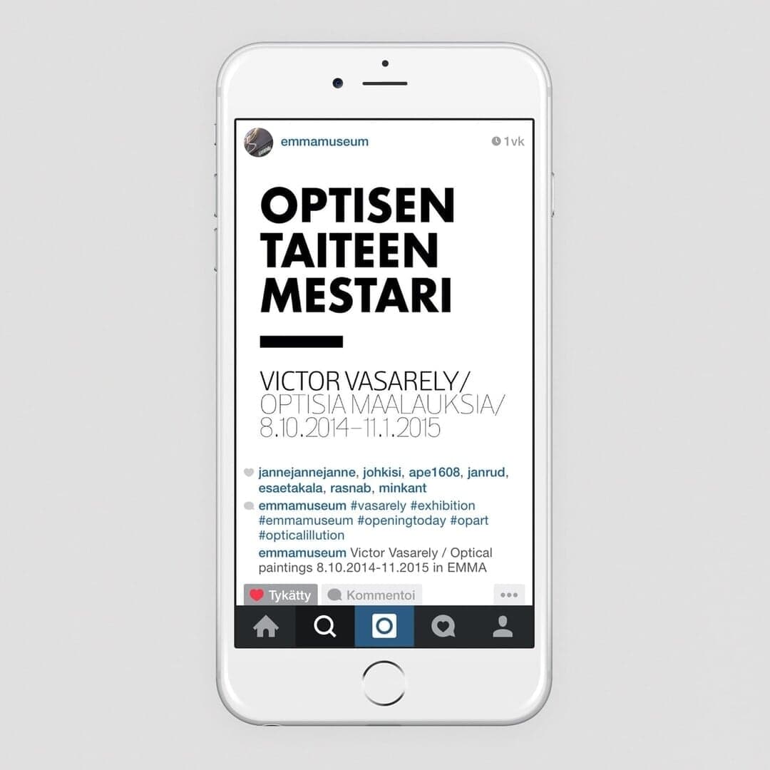 Visual Identity For Emma Victor Vasarely Exhibition