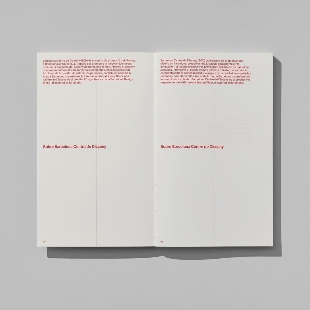 Anniversary Book Design For Barcelona Design Centre