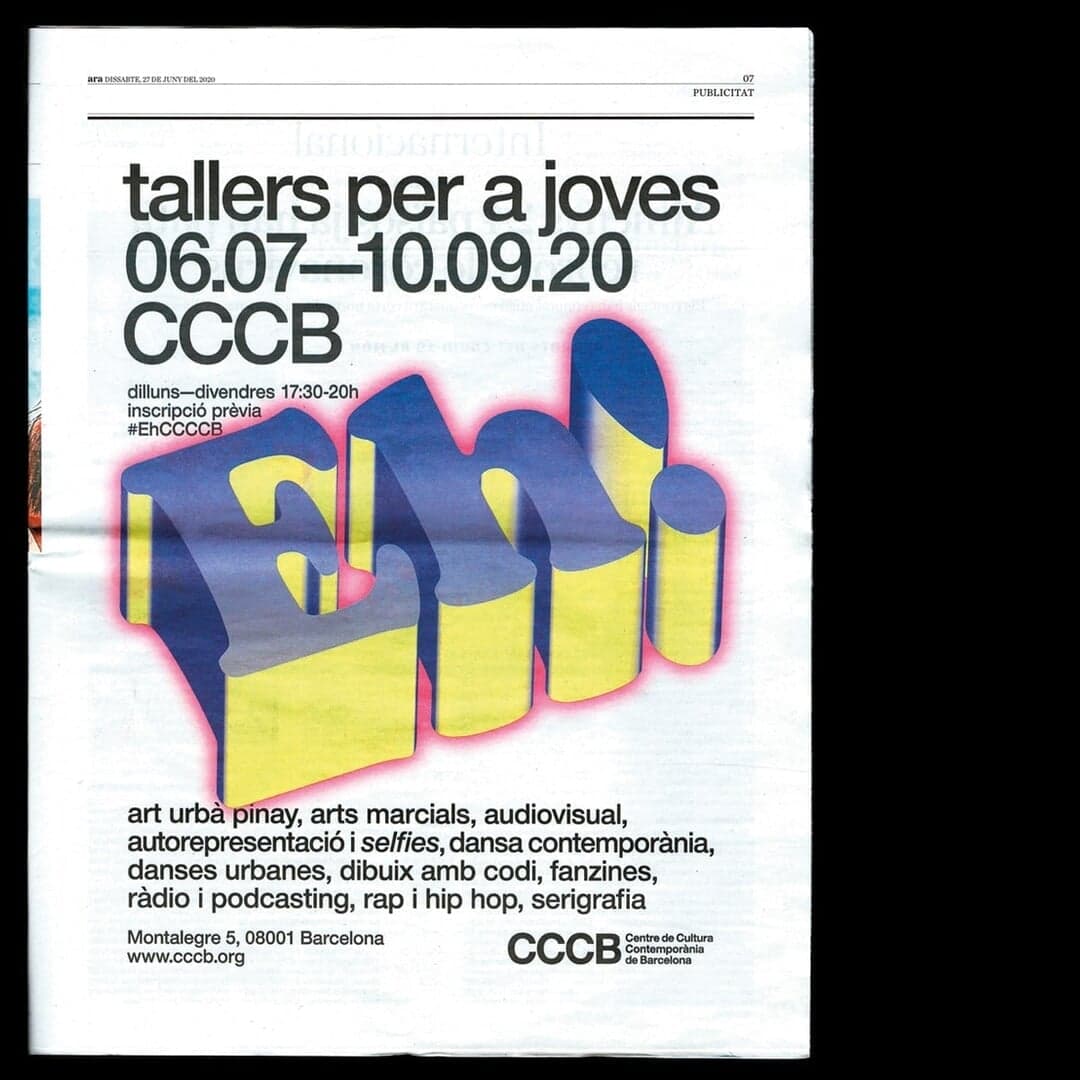 Digital Native Campaign For Cccb