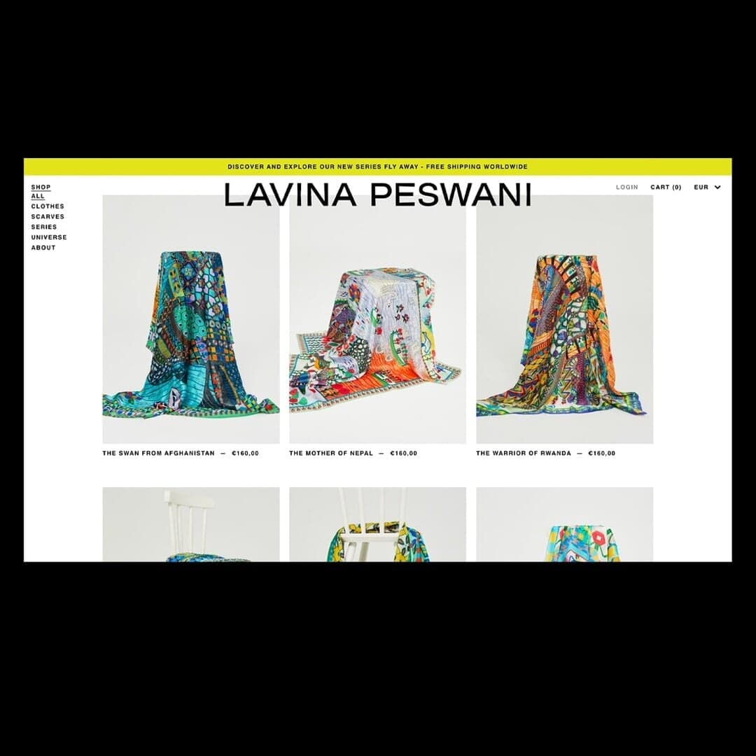 E-commerce Website For A Fashion Label