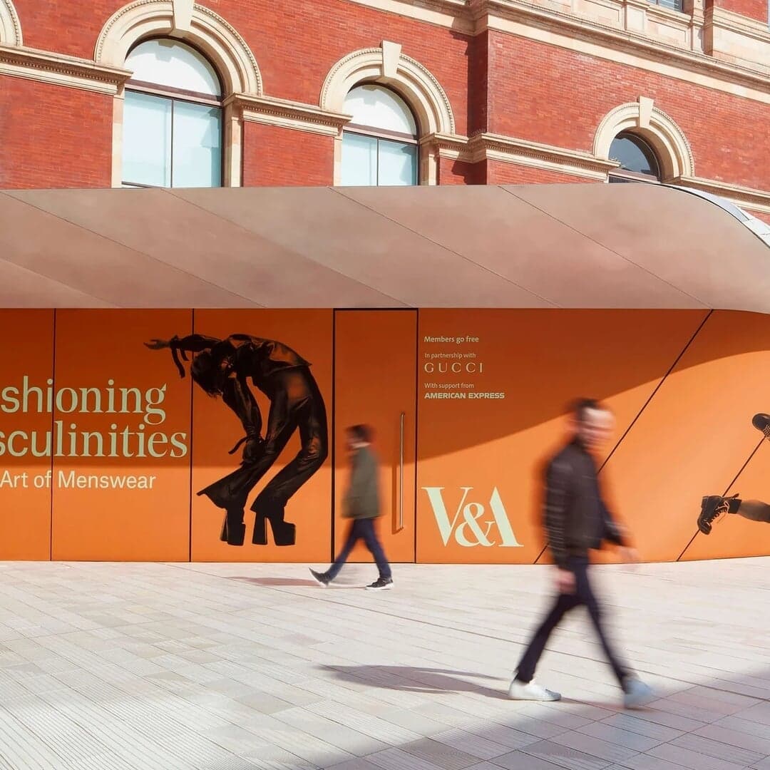 Campaign And Exhibition Design For V&a Fashioning Masculinities