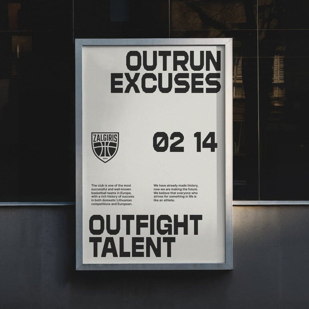 Brand Identity For Žalgiris Basketball Club