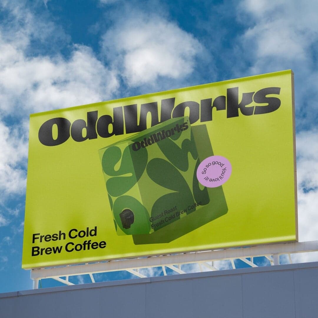 Brand Identity For Oddworks Cold Brew Coffee
