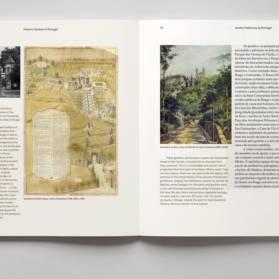 Editorial Design For Historic Gardens Of Portugal