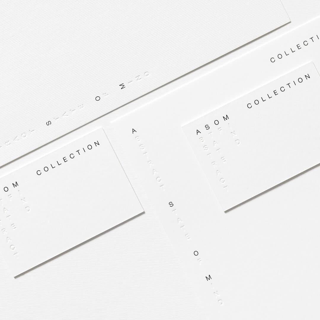 Identity And Website For Asom Collection