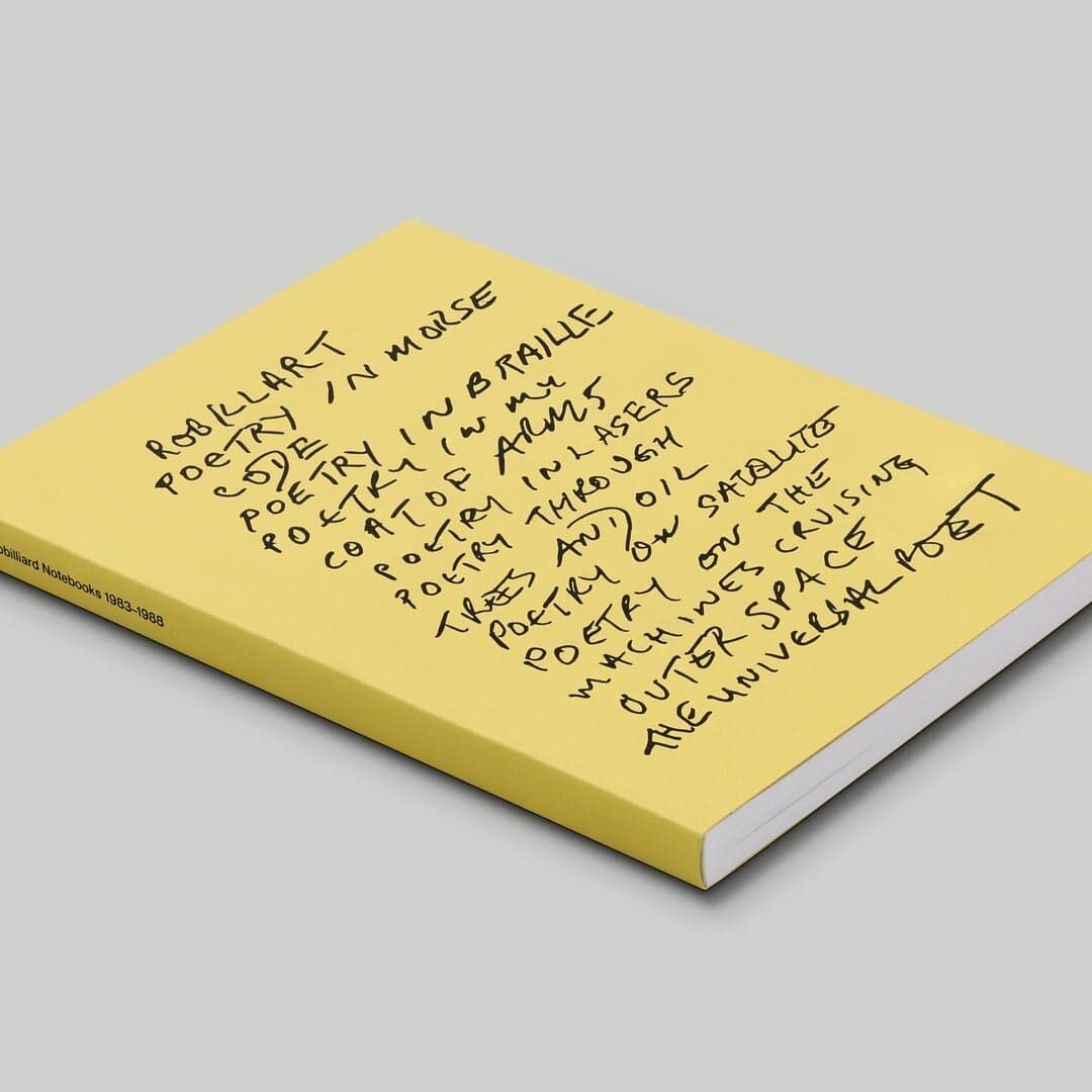 Book Design For David Robilliard: Notebooks 1983–1988