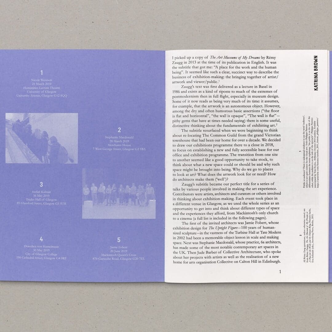 Campaign Identity For The Common Guild Talks Programme