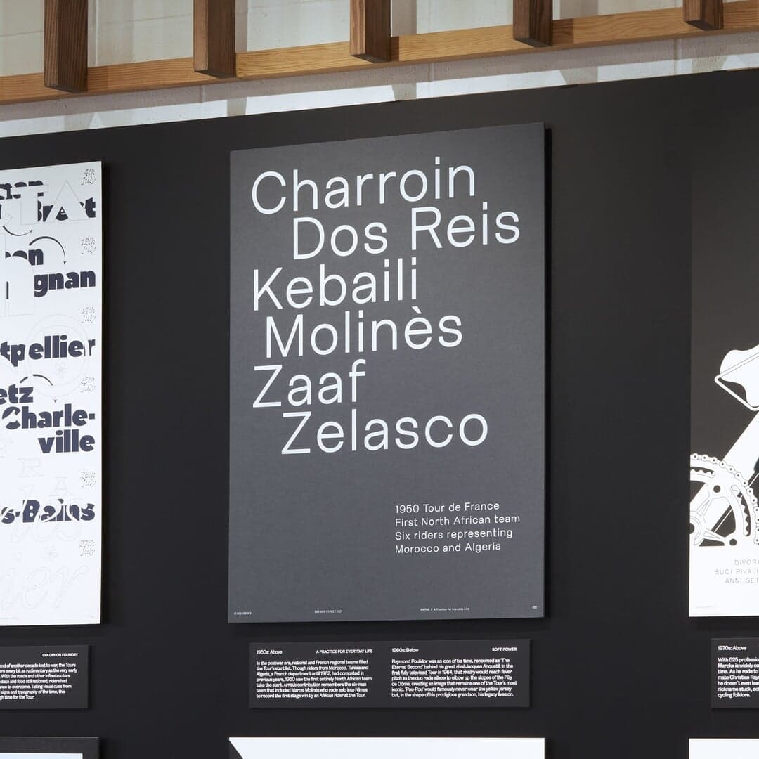 Print Design For Rapha Tour De France Exhibition
