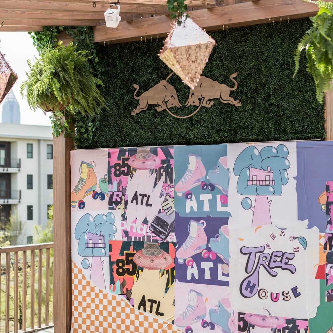 Experiential Campaign For Red Bull Peach Tree-house