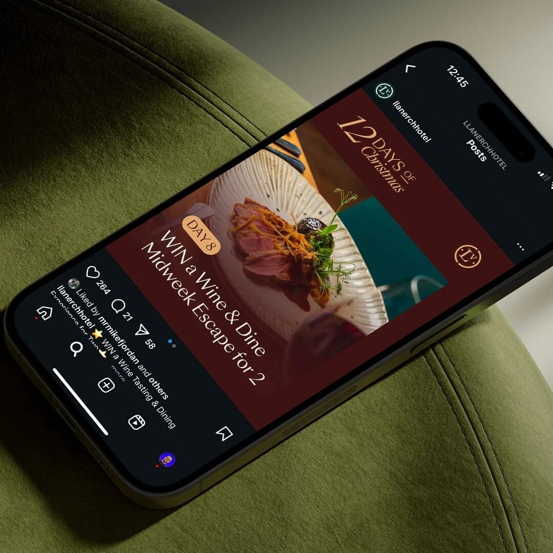 Email And Social Media Campaign For Llanerch Hotel