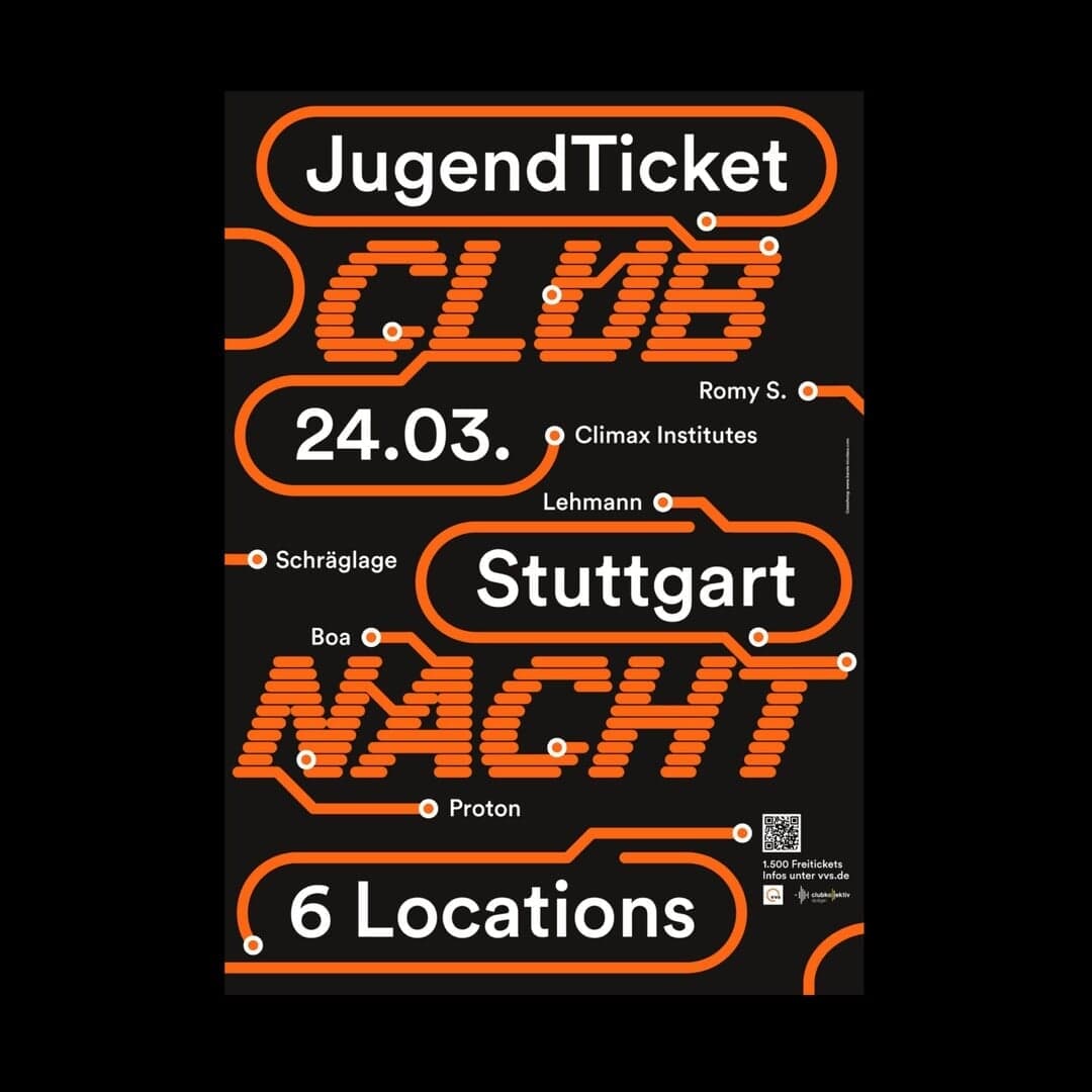 Corporate Design For Vvs Jugendticket Clubnacht