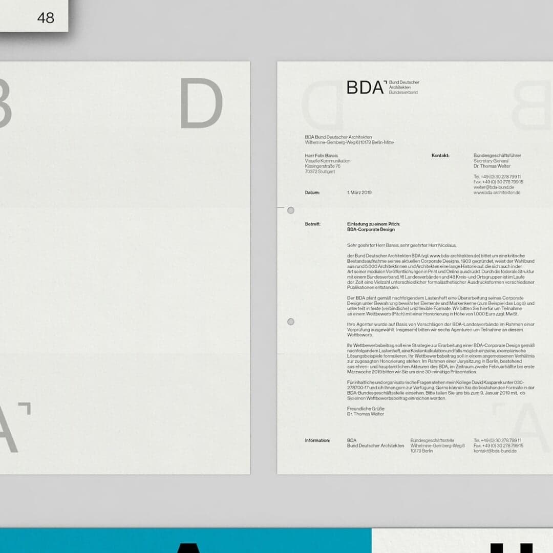 Corporate Design For Bda Pitch