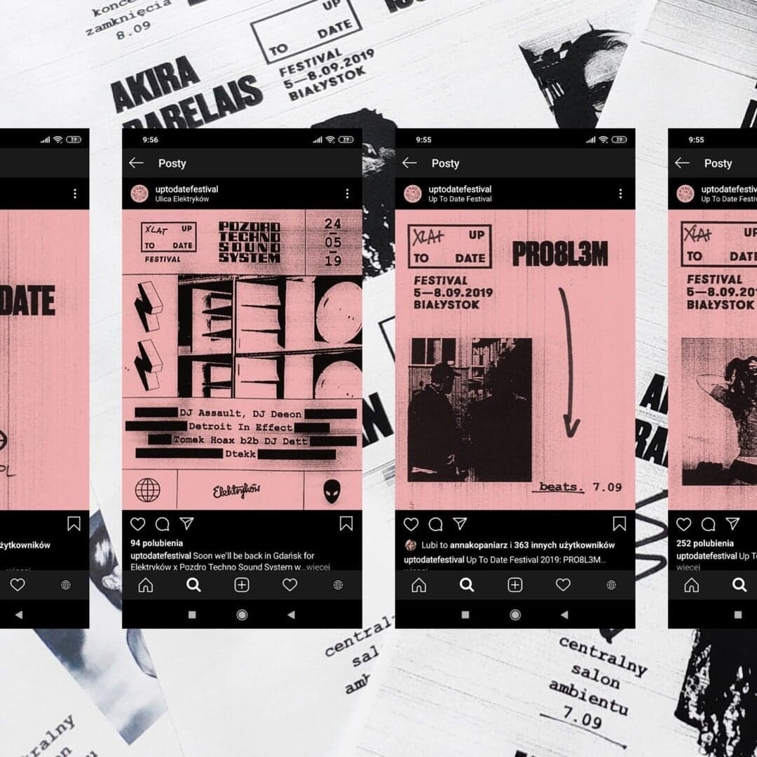 Brand Identity For Up To Date Festival 2019