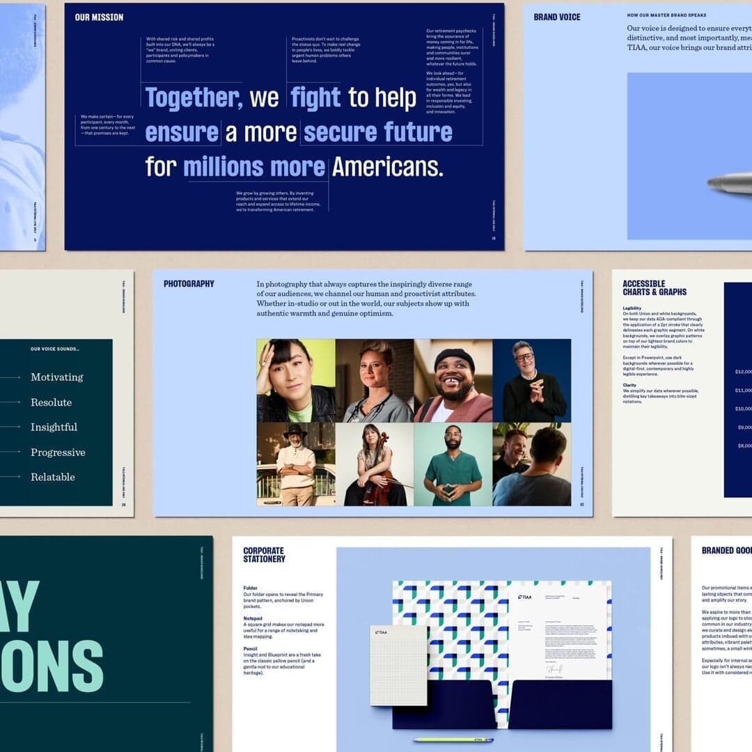 Brand Identity Redesign For Tiaa