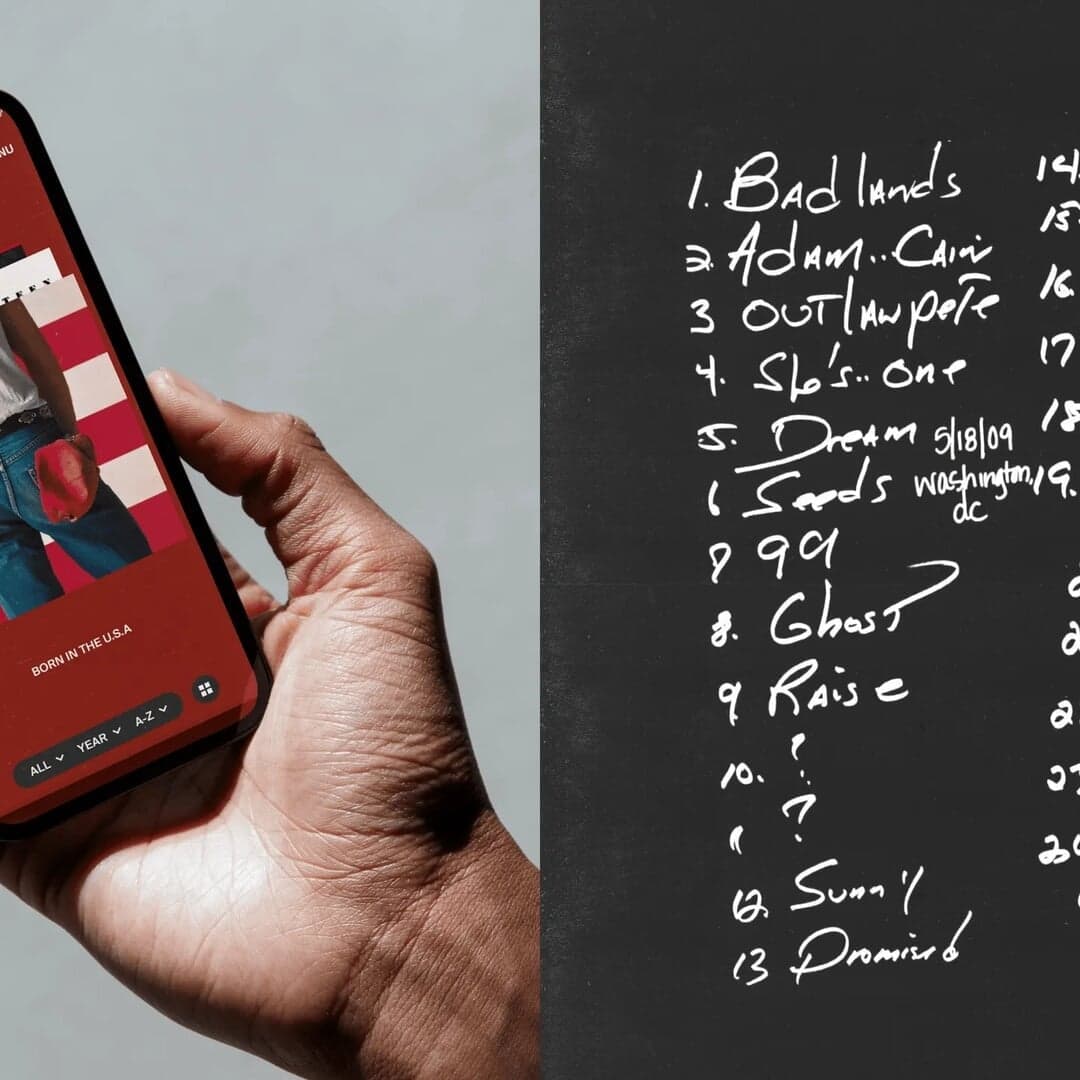 Website Redesign For Bruce Springsteen