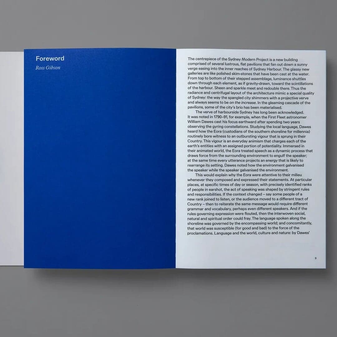 Editorial Design For The Sydney Modern Project