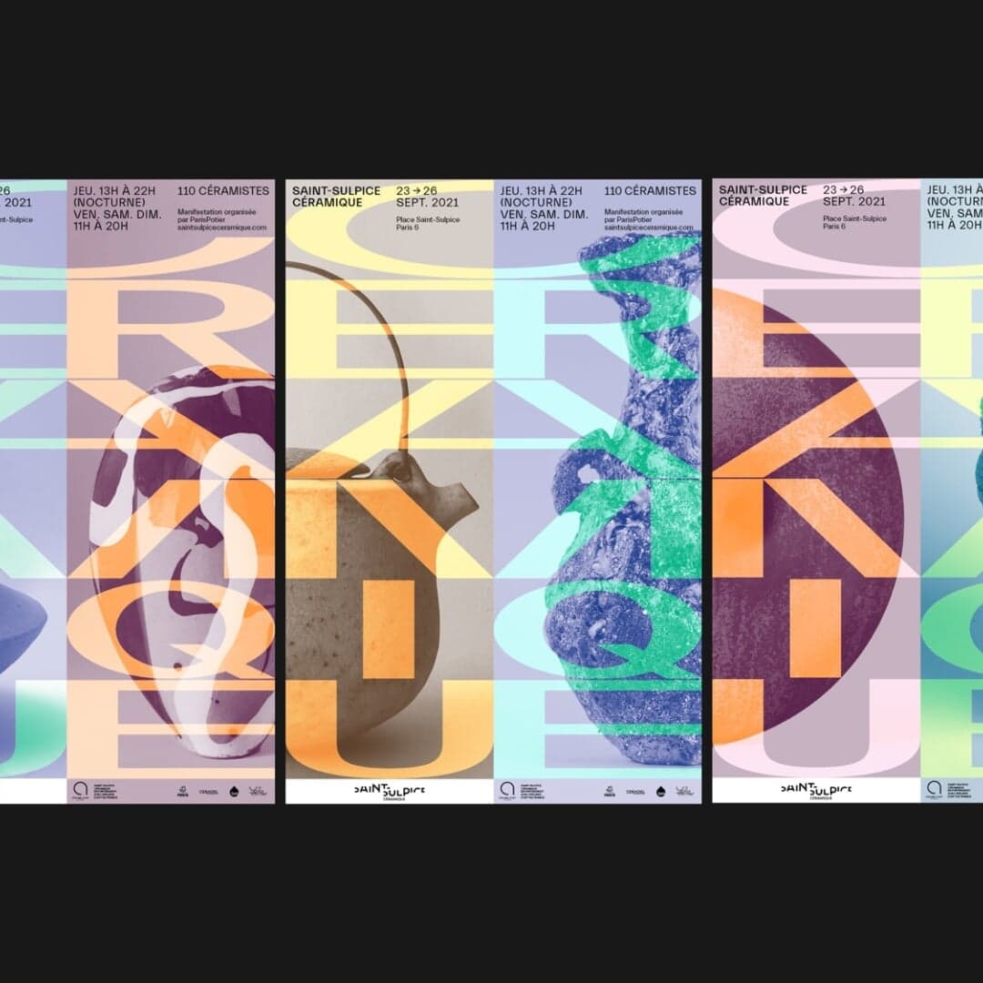 Poster Design For Saint-sulpice Céramique