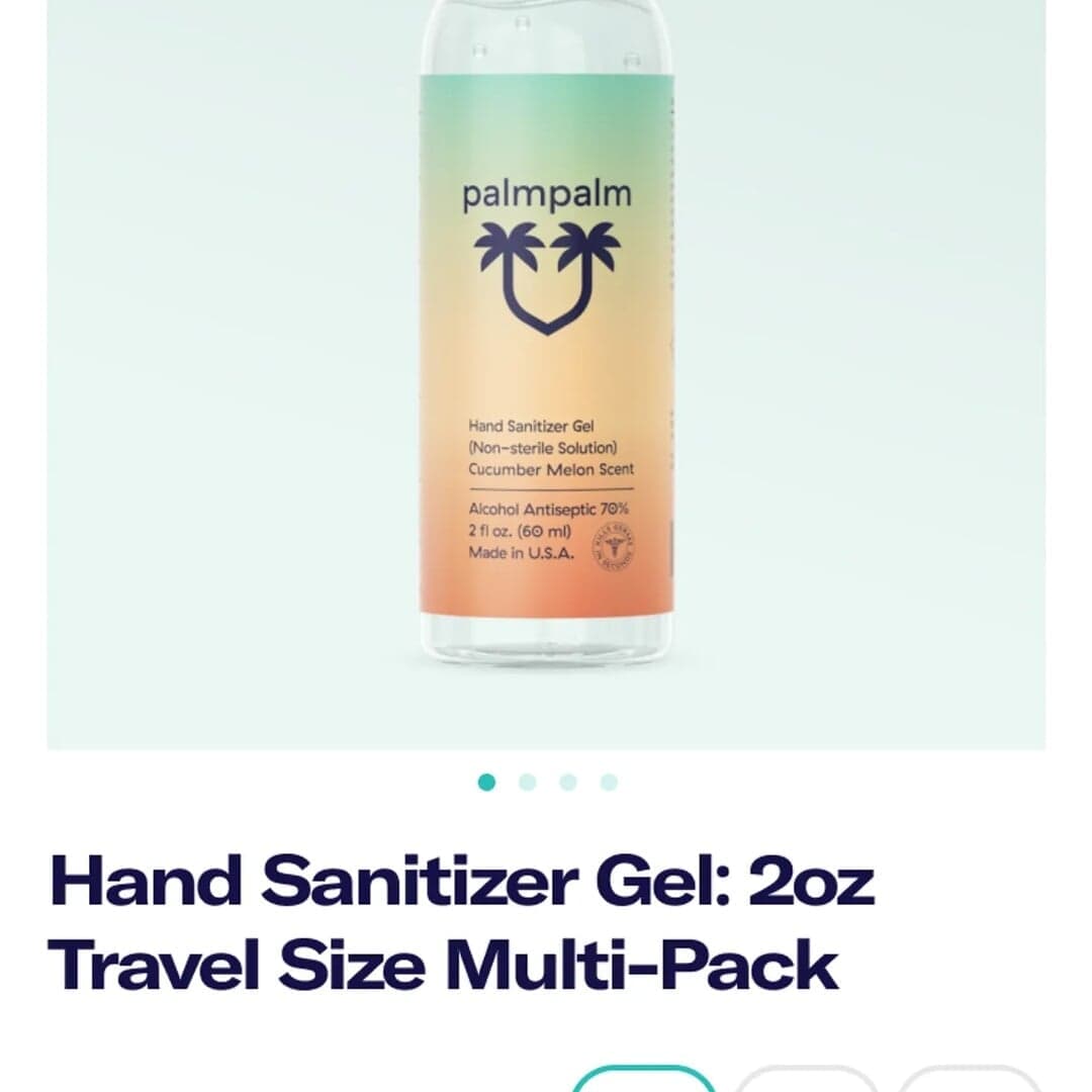 Branding And Web Design For Palmpalm Sanitization Line