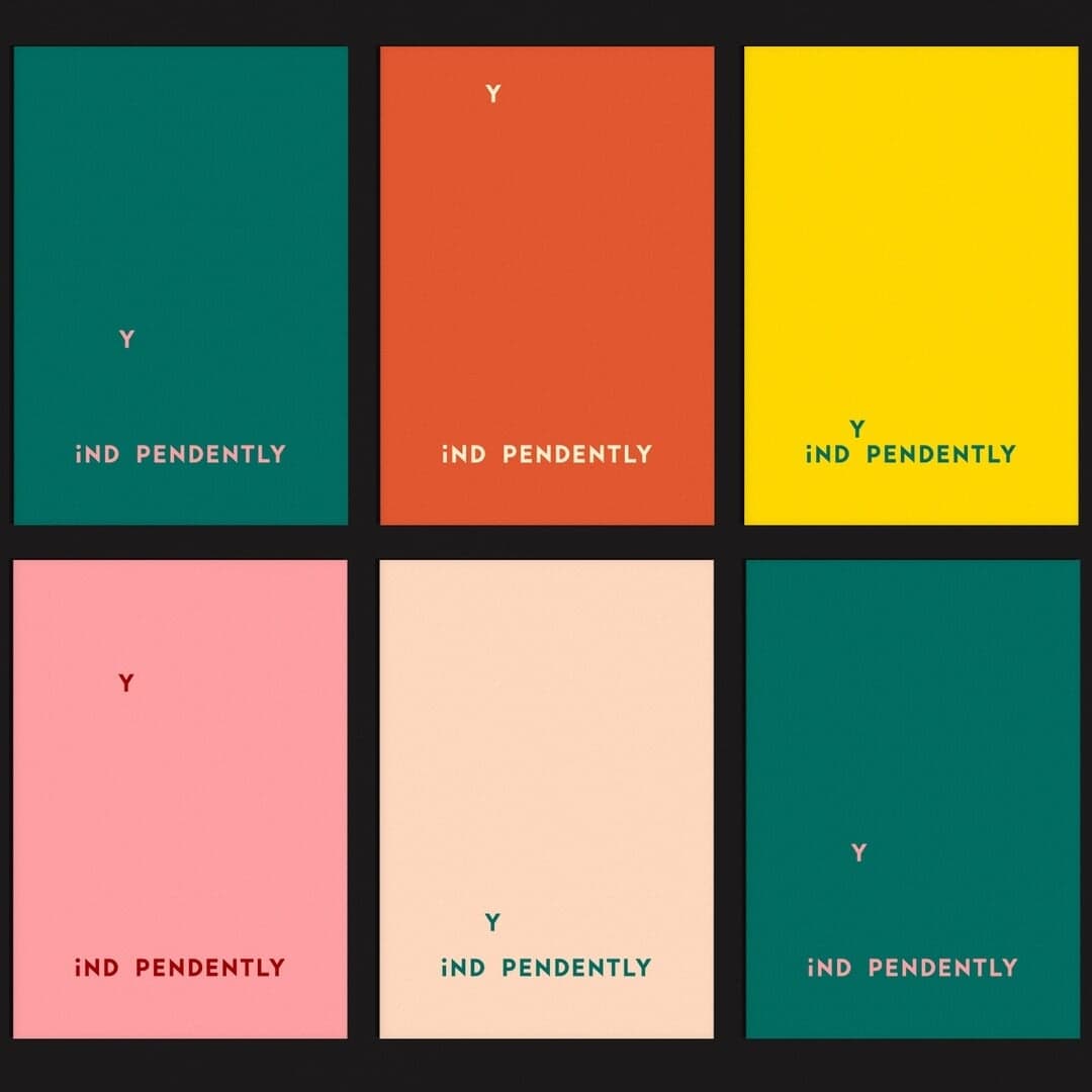 Editorial Visual System For Indypendently