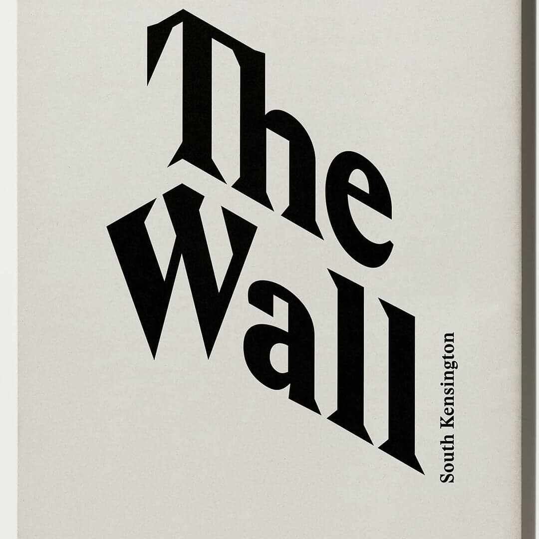 Exhibition Catalogue Design For Stefan Brüggemann’s The Wall